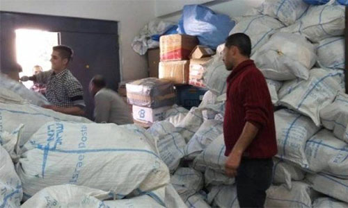 La ocupación israelí “libera” diez toneladas de correo retenido durante años La ocupación israelí “libera” diez toneladas de correo retenido durante años